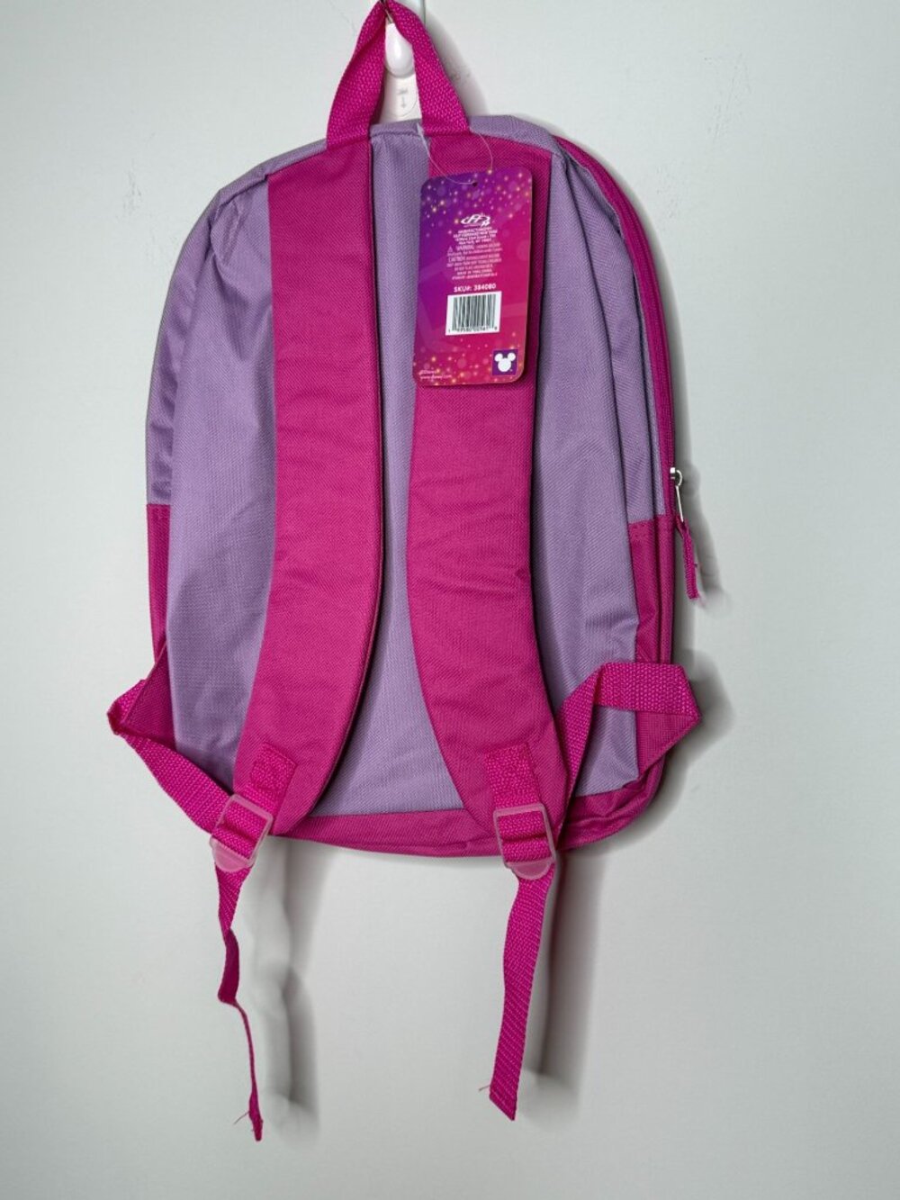 Disney Princess Pink Kids Backpack Ariel Tiana Moana Cinderella NWT - Picture 4 of 6